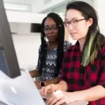 young adults pursuing coding careers